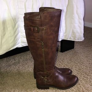Women’s Guess below knee wide calf ridding boots